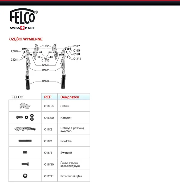 felco-c16e-stan-nowy-zasilanie-reczne