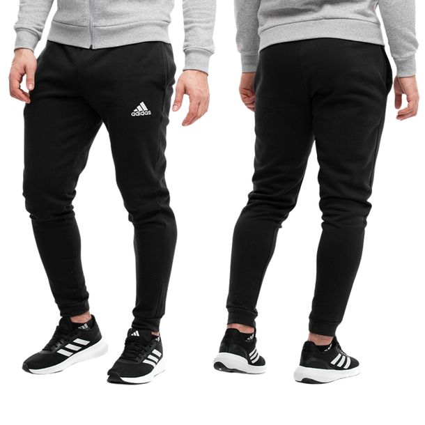 Spodnie Dresowe Męskie adidas Entrada 22 Sportowe Dresy Bawełna Czarne L-Zdjęcie-0