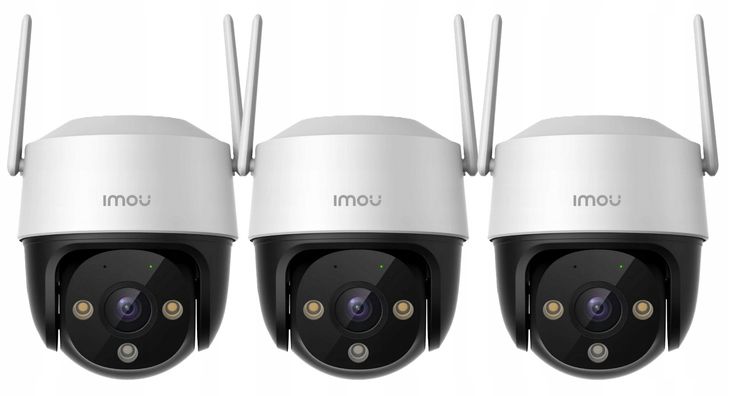 ﻿3x Kamera zewnętrzna Imou Cruiser SE+ 3MP uchylno-obrotowa Wi-Fi