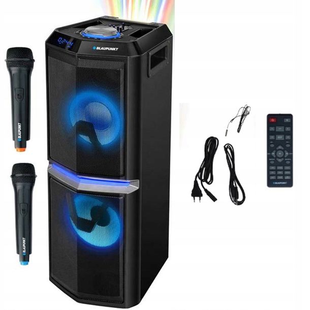 ﻿Głośnik przenośny KOLUMNA karaoke z Bluetooth PS10DB