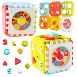 kostka-edukacyjna-sorter-cyferki-wzory-zegar-kolorowa