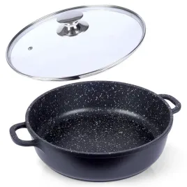 patelnia-granitowa-ze-szklana-pokrywka-grande-28-cm