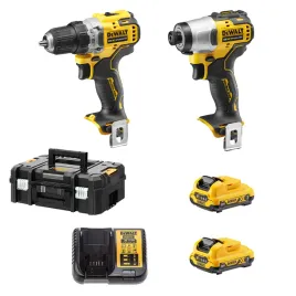 combo-dewalt-dck2110l2t-wkretarka-dcd701-zakretarka-dcf801-2x3ah-tstak-ii