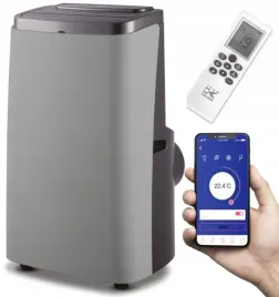 designerski-klimatyzator-przenosny-szary-35kw-klimatyzacja-kalorik-wifi
