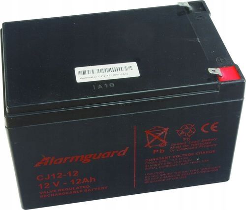 Akumulator Alarmguard AGM CJ12-12 12V 12AH Bezobsługowy Mocny