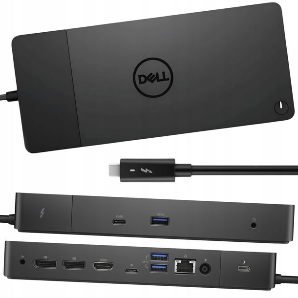 ﻿DELL PRO | Stacja dokująca Dell Dock WD19TB USB-C K20A 180W Latitude XPS