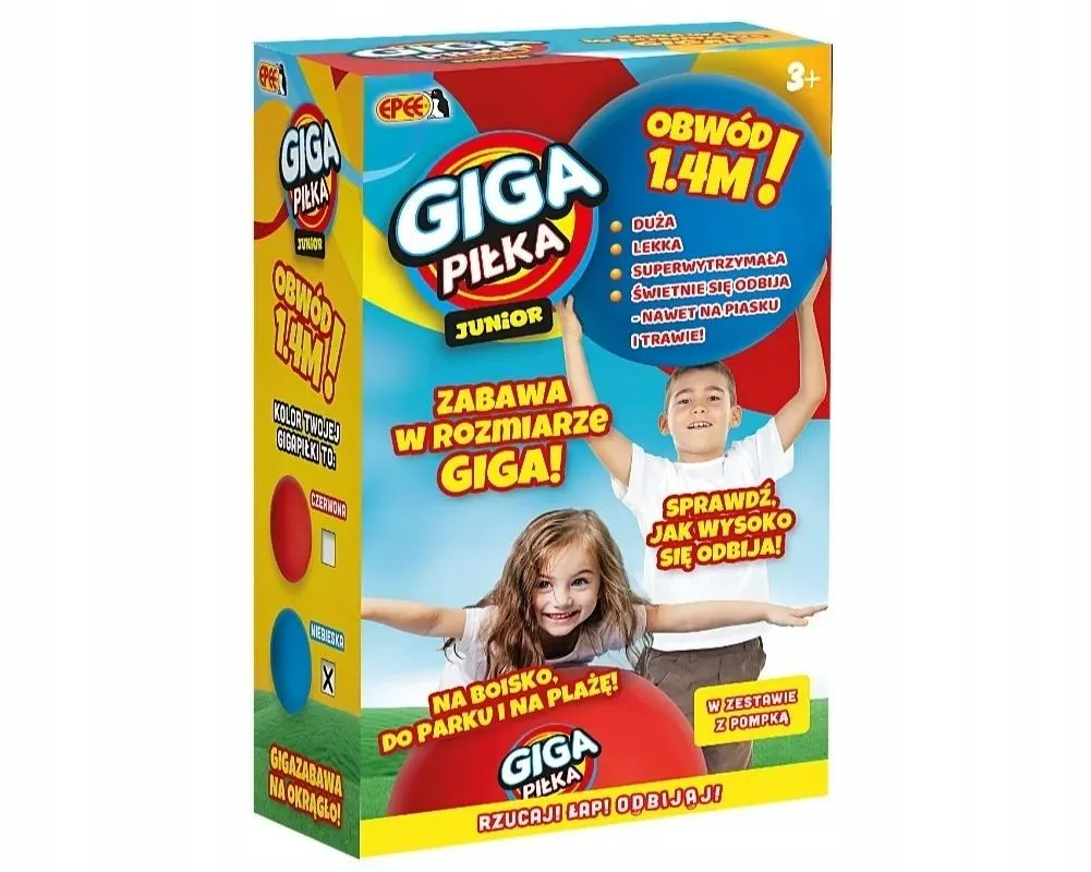 giga-pilka-junior-czerwona