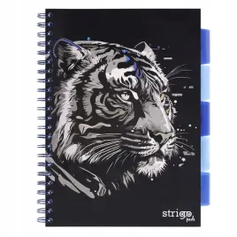 kolonotatnik-strigo-pads-animals-tygrys-a4-kratka-100k
