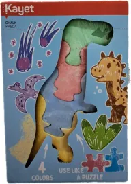 kayet-kreda-puzzle-w-ksztalcie-dinozaura-4-kolory