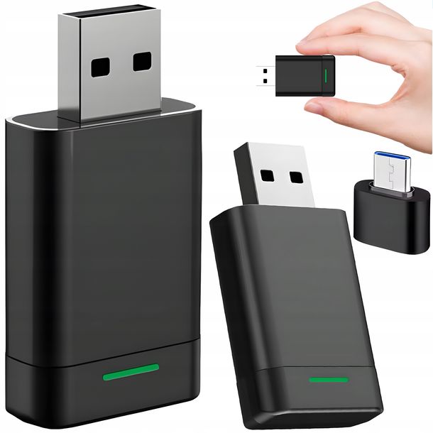 BEZPRZEWODOWY ADAPTER SAMOCHODOWY DO ANDROID AUTO APPLE CARPLAY SMART USB