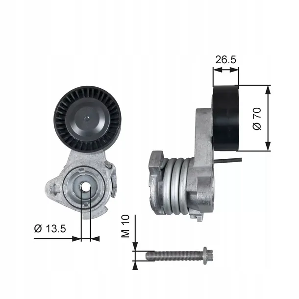 rolka-napinacza-gates-stan-nowy-numer-katalogowy-oryginalu-bmw-11-28-7-530-314-bmw-11-28-8-624-196-bmw-7530314-bmw-8624196