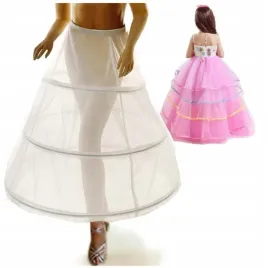 halka-komunijna-biala-do-sukni-druhny-na-bal-trzy-kola-regulowane-250cm