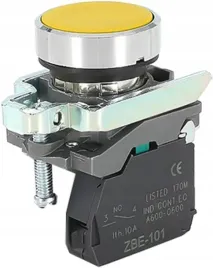 przycisk-sterowniczy-zolty-1xno-xb4ba51-22mm