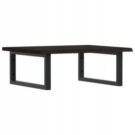 polka-scienna-pod-umywalke-stal-i-lite-drewno-debowe