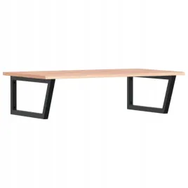 polka-scienna-pod-umywalke-stal-i-lite-drewno-debowe