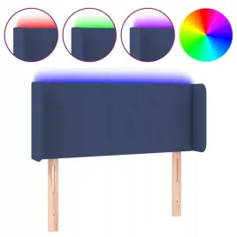 zaglowek-do-lozka-z-led-niebieski-93x16x78-88-cm-tkanina