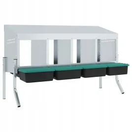 kurnik-legowy-4-komory-z-nogami-ocynkowana-stal