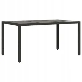 stol-ogrodowy-ze-szklanym-blatem-czarny-150x90x75cm-rattan-pe