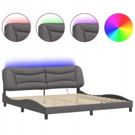 rama-lozka-z-led-szara-200x200-cm-sztuczna-skora