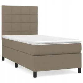 lozko-kontynentalne-z-materacem-taupe-tkanina-90x190-cm