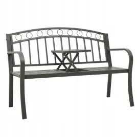 lawka-ogrodowa-ze-stolikiem-szara-120-cm-stalowa