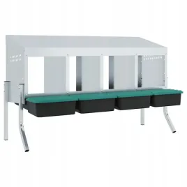 kurnik-legowy-4-komory-z-nogami-ocynkowana-stal