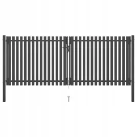 brama-ogrodzeniowa-stalowa-4-x-17-m-antracytowa