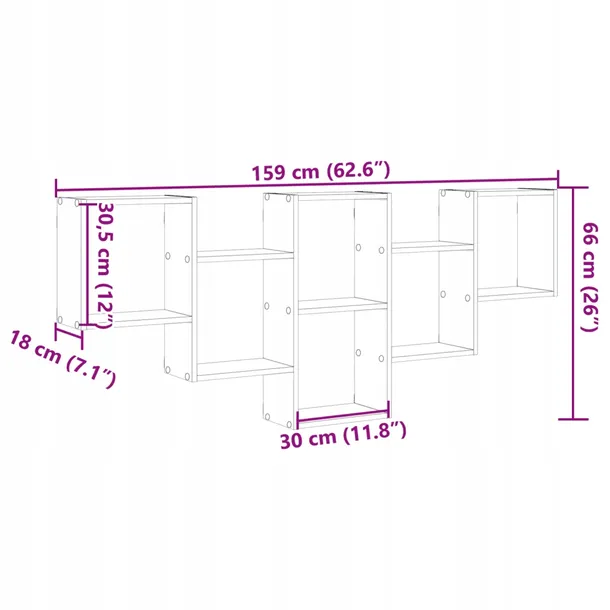 polka-scienna-dab-artisian-159x18x66-cm-kod-producenta-853307