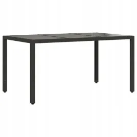 stol-ogrodowy-ze-szklanym-blatem-czarny-150x90x75cm-rattan-pe