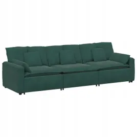 sofa-modulowa-z-poduszkami-ciemnozielona