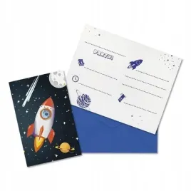 zaproszenia-z-kopertami-rocket-space-6szt