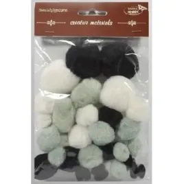 pompony-tonacyjne-czarno-biale-15-40mm-30szt-galeria-hobby