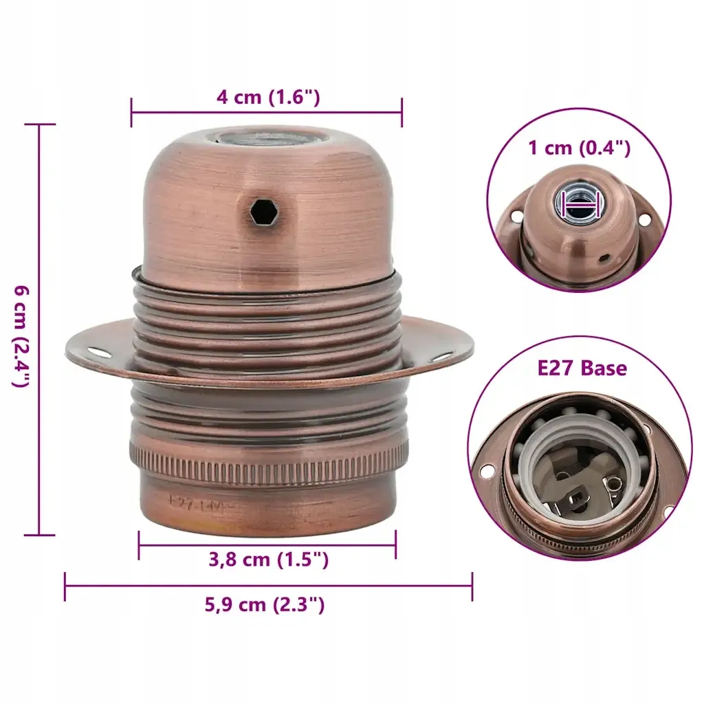 oprawki-do-zarowek-2-szt-czerwony-braz-e27-stan-nowy