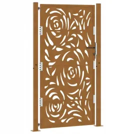 brama-ogrodowa-105x180-cm-stal-nierdzewna-wzor-plomienia