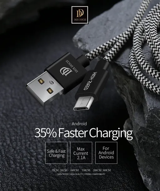dux-ducis-kabel-usb-k-one-micro-usb-100cm-stan-nowy