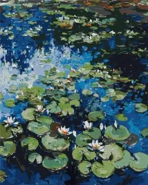 malowanie-po-numerach-lilie-wodne-40x50