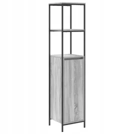 szafka-lazienkowa-z-polkami-szary-dab-sonoma-36x35x165-cm