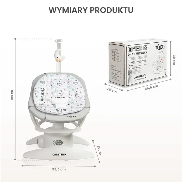 bujaczek-noco-grey-stan-nowy-marka-caretero