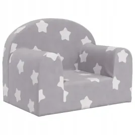 sofa-dziecieca-jasnoszara-z-gwiazdkami-miekki-pl