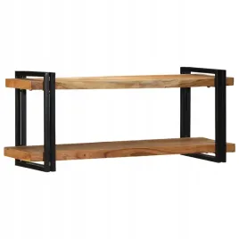polka-scienna-110x33x45-cm-drewno-lite-akacja