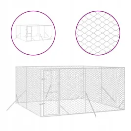 kojec-zewnetrzny-dla-psa-srebrny-4x4x2-m-stal