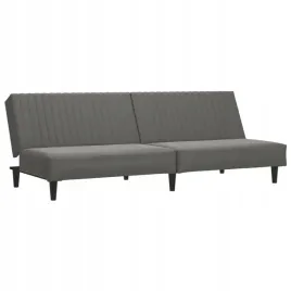 2-osobowa-sofa-szara-sztuczna-skora