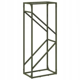 stojak-na-drewno-opalowe-oliwkowo-zielony-40x25x100-cm