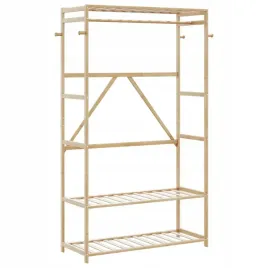 wieszak-na-ubrania-z-polkami-110x40x175-cm-bambusowy
