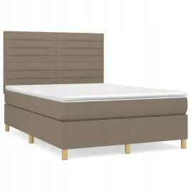 lozko-kontynentalne-z-materacem-taupe-tkanina-140x190-cm