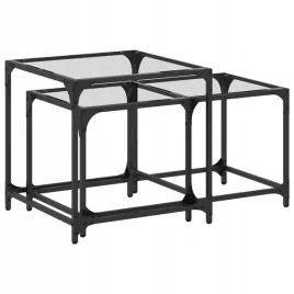 stoliki-kawowe-wsuwane-pod-siebie-2-szt-szklany-blat-i-stal