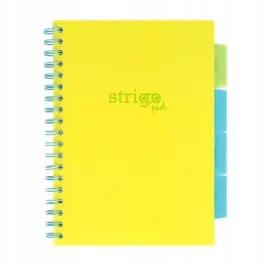 kolozeszyt-strigo-b5-project-book-neon-zolty-linia