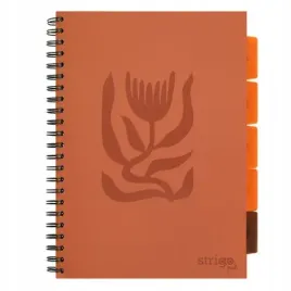 kolozeszyt-strigo-a4-project-book-floral-ceglany-kratka