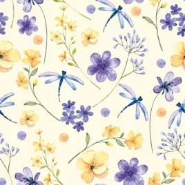 serwetki-daisy-pol-mak-33x33-floral-wallpaper-with-dragonflies