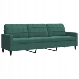 sofa-3-osobowa-ciemnozielony-210-cm-obita-aksamitem